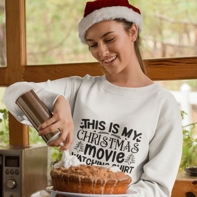 Das ist mein Weihnachtsfilm beim Betrachten Sweatshirt (modern christmas sweatshirt, christmas sweatshirts, christmas sweatshirt, sweatshirt chirstmas)