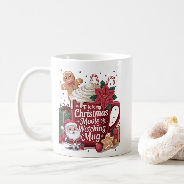 Das ist mein Weihnachtsfilm Tasse Xmas sehen (Mit Donut)