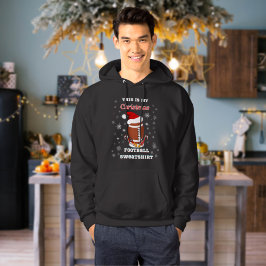Das ist mein Weihnachtsfußball-Shirt mit Snacks Hoodie