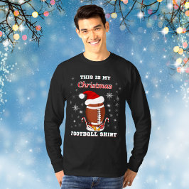 Das ist mein Weihnachtsfußball-Shirt mit Snacks T-Shirt