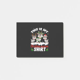 Das ist mein Weihnachtsgeschenk für Pajama Santa G Post-it Klebezettel