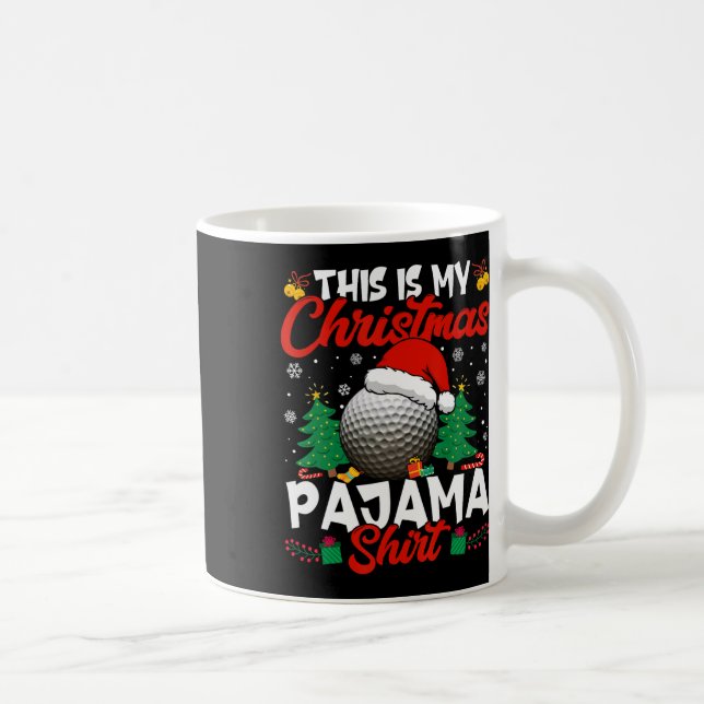 Das ist mein WeihnachtsGolf Lover Men Women Boy Gi Kaffeetasse (Rechts)
