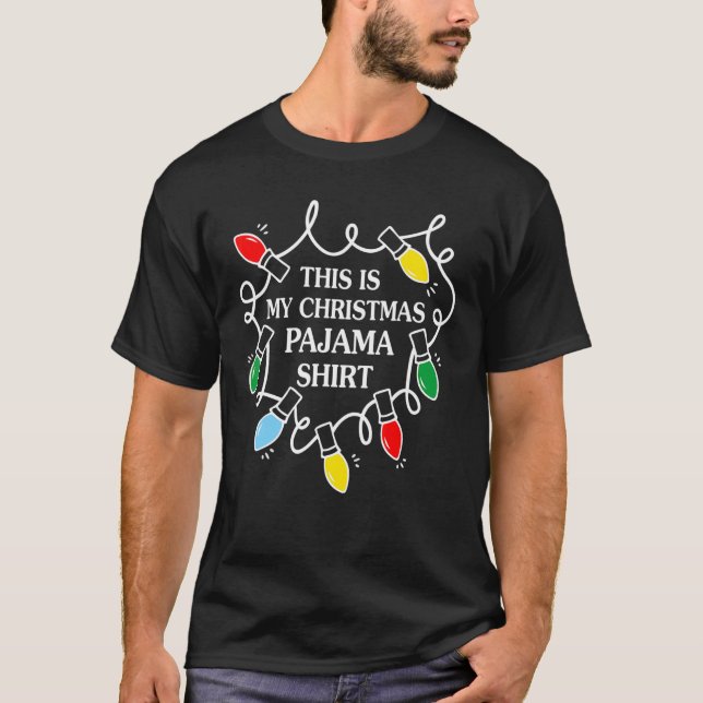 Das ist mein Weihnachtspajama, der Pajamas Xmas pa T-Shirt (Vorderseite)