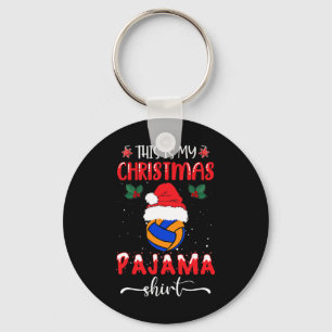 Das ist mein Weihnachtspajama - Funny Volleyball X Schlüsselanhänger