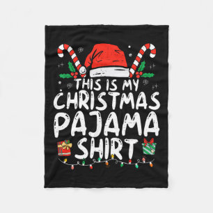 Das ist mein Weihnachtspajama Funny Xmas Pjs Men W Fleecedecke