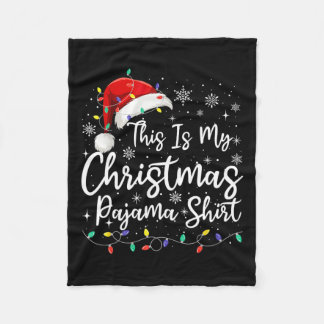 Das ist mein Weihnachtspajama Funny Xmas Pjs Men W Fleecedecke