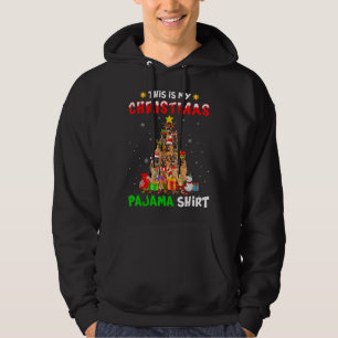Das ist mein Weihnachtspajama German Shepherd Dog Hoodie