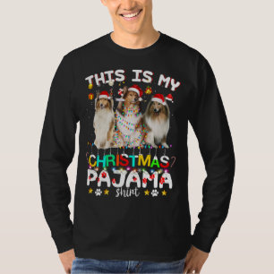 Das ist mein Weihnachtspajama Shetland Sheepdog Fu T-Shirt