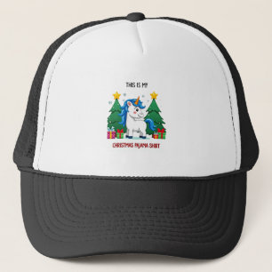 Das ist mein Weihnachtspyjama-Shirt Einhorn Xmas P Truckerkappe