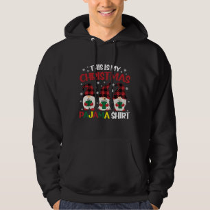 Das ist mein Weihnachtspyjama-Shirt Familie Gnomie Hoodie