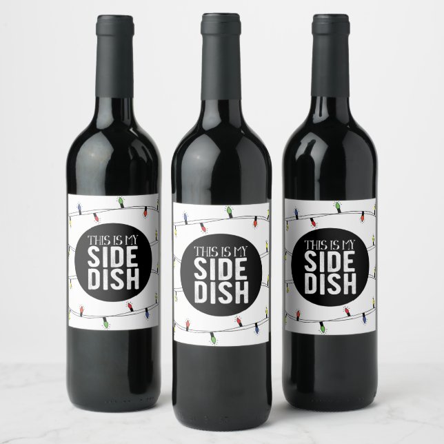 Das ist mein Weihnachtsweinlabel Weinetikett (Flaschen)