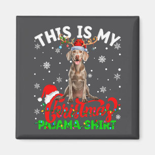 Das ist mein Weimaraner-Hund hässliches Weihnachts Magnet
