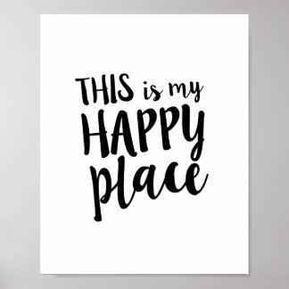 Das ist mein Zuhause Zitat für die glückliche Plac Poster