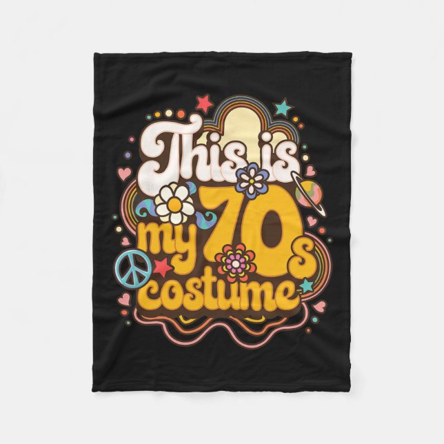 Das ist meine 70er Costume Theme Party Hippie Retr Fleecedecke (Vorderseite)