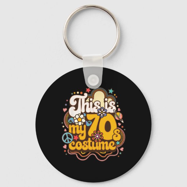 Das ist meine 70er Costume Theme Party Hippie Retr Schlüsselanhänger (Vorderseite)