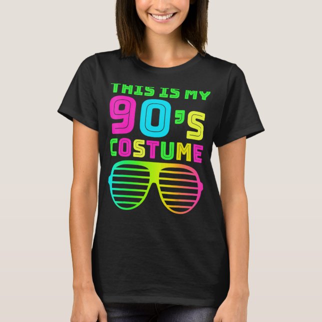 Das ist meine 90er-Costume Retro 90er Musik Theme  T-Shirt (Vorderseite)