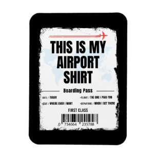 Das ist meine Airport Shirt Family Travel Magnet