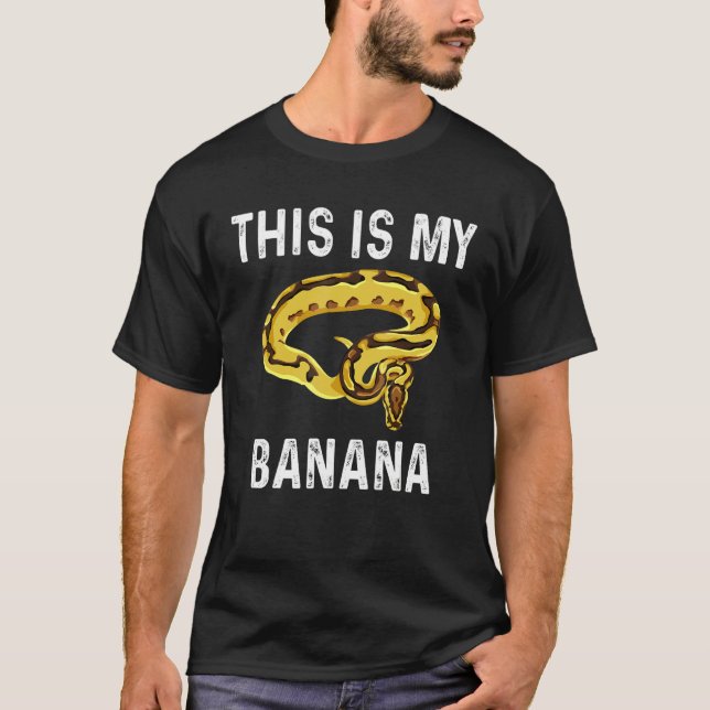 Das ist meine Bananenschlange-Python T-Shirt (Vorderseite)