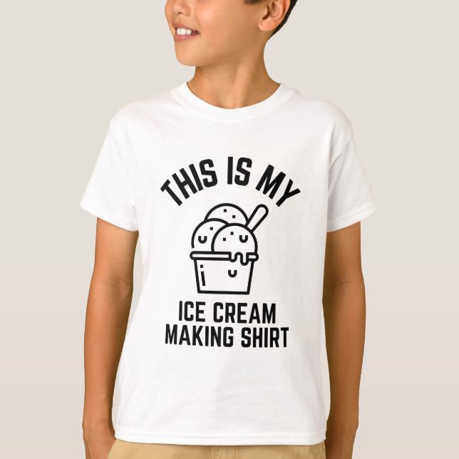 Das ist meine Eiscreme, die Shirt macht (Vorderseite)