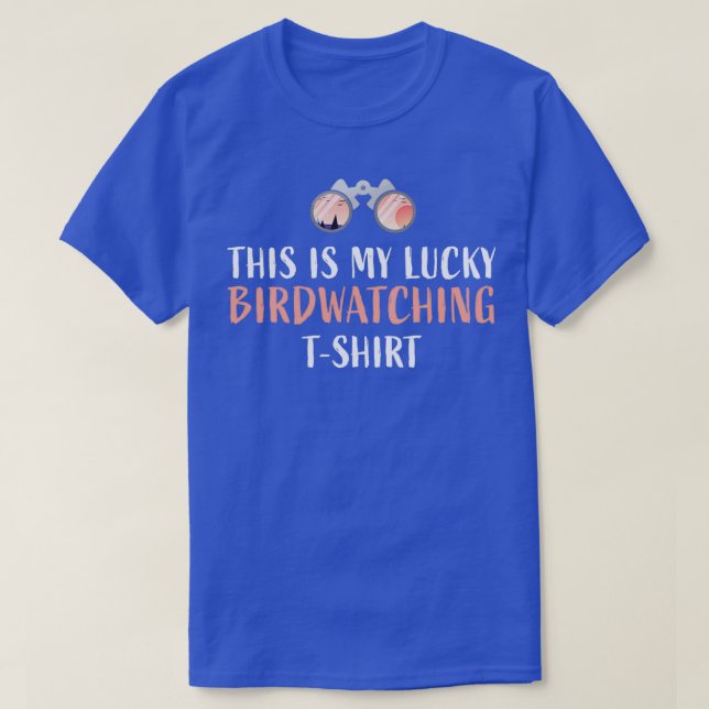 Das ist meine glückliche Vogelbeobachtung Ornithol T-Shirt (Design vorne)