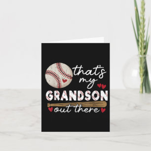 Das ist meine Großmutter da draußen Baseball-Großm Karte