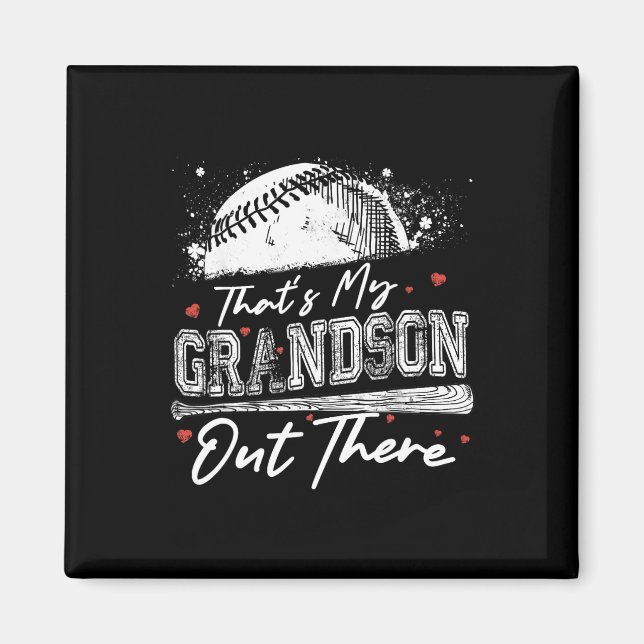 Das ist meine Großmutter da draußen, Grandma Baseb Magnet (Vorne)