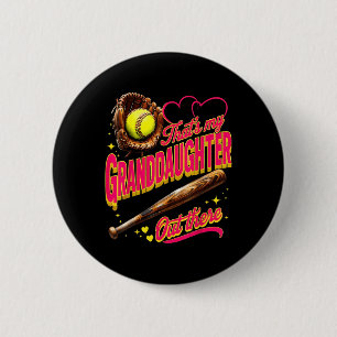Das ist meine Großtochter da draußen Softball-Groß Button