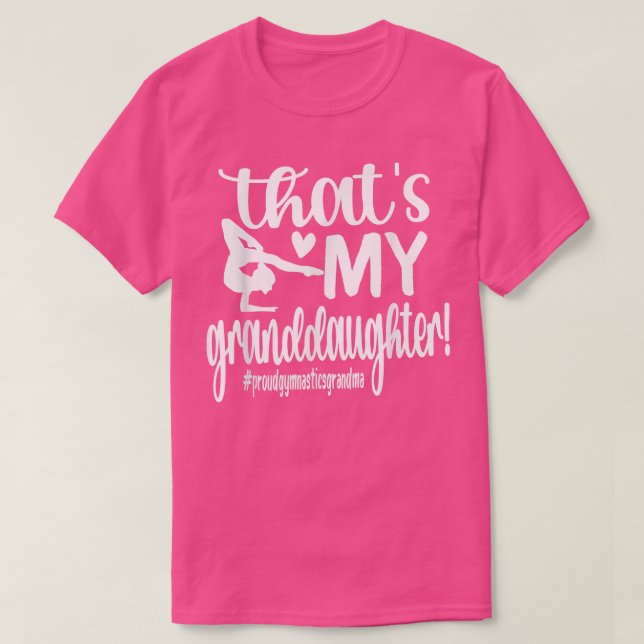 Das ist meine Großtochter-Gymnastik-Oma des Gymnus T-Shirt (Design vorne)