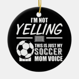 Das ist meine Mama in Fußball Keramik Ornament