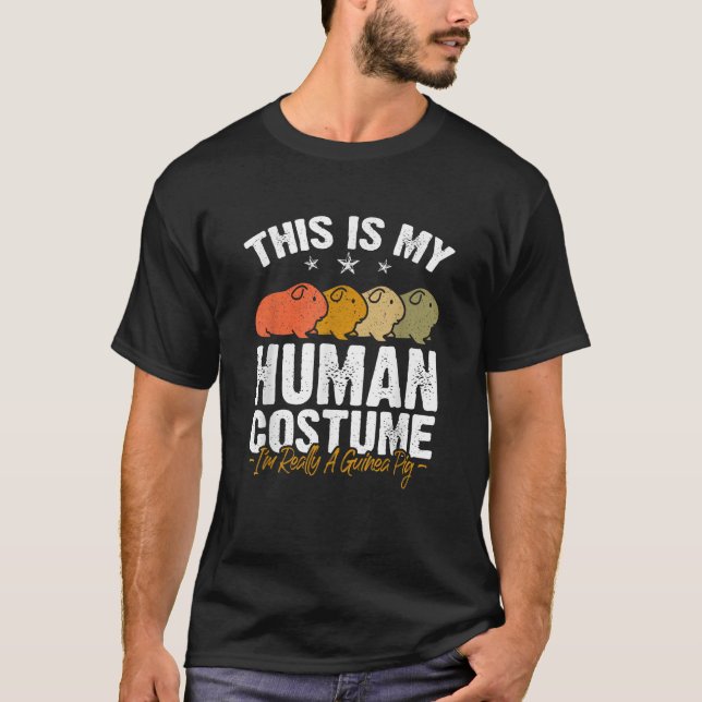 Das ist meine menschliche Guinea für Kostüme Pig L T-Shirt (Vorderseite)
