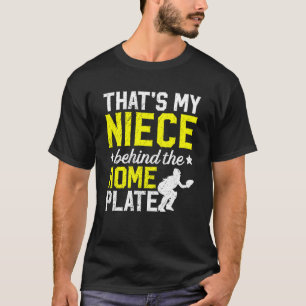 Das ist meine Nichte Softball Catcher Tante eines T-Shirt
