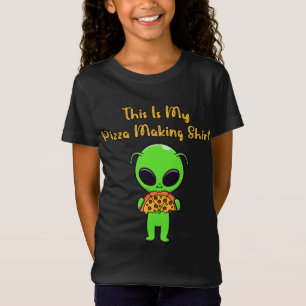 Das ist meine Pizza, die lustige Alien macht, die T-Shirt