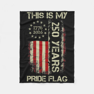Das ist meine Pride-Flagge 250 Jahre Amerika 1776- Fleecedecke