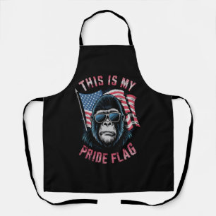 Das ist meine Pride-Flagge Amerikanische Flagge Bi Schürze