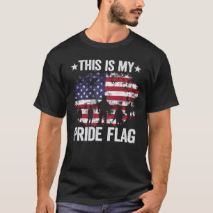 Das ist meine Pride-Flagge Amerikanischer Soldat M T-Shirt