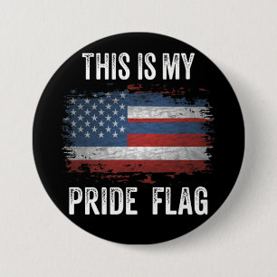 Das ist meine Pride-Flagge USA Amerikanisch 4. Jul Button