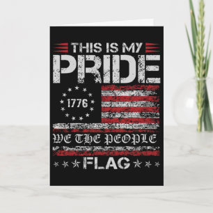 Das ist meine Pride-Flagge USA Amerikanisch Patrio Karte