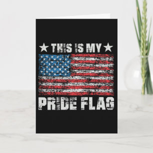 Das Ist Meine Pride-Flagge USA Amerikanischer 4. J Karte