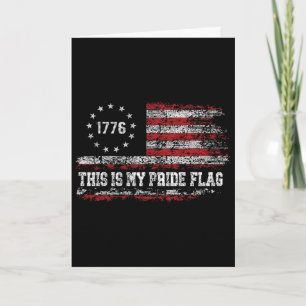 Das ist meine Pride-Flagge USA Amerikanischer 4. J Karte