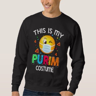 Das ist meine Purim-Kostüm-Funny-Jüdische Gesichts Sweatshirt