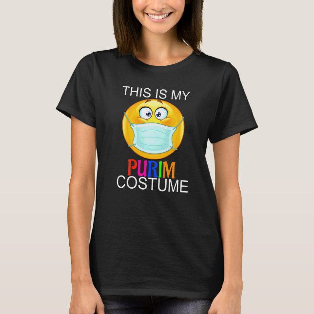 Das ist meine Purim-Kostüm-Funny-Jüdische Gesichts T-Shirt (Vorderseite)