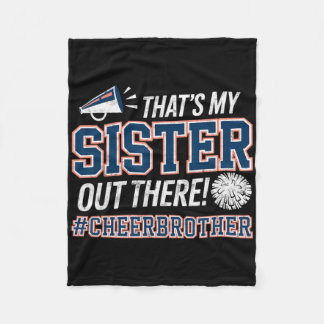 Das ist meine Schwester da draußen Cheer Bruder Ch Fleecedecke