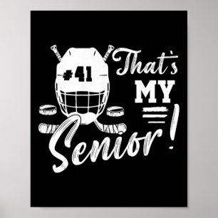 Das ist meine Senior-Eishockeytrikot-Nacht Nummer Poster