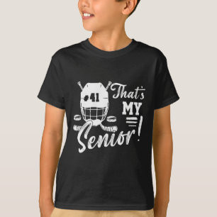 Das ist meine Senior-Hockey-Trikot-Nacht Nummer 41 T-Shirt