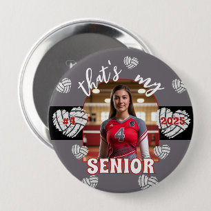 Das ist meine Senior Volleyball-Taste Button