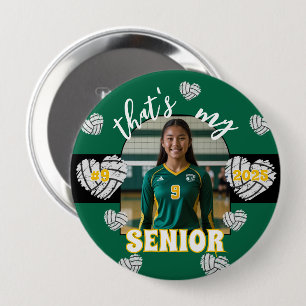 Das ist meine Senior Volleyball-Taste Button
