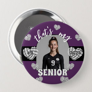 Das ist meine Senior Volleyball-Taste Button