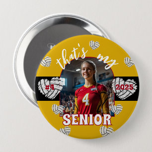 Das ist meine Senior Volleyball-Taste Button