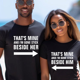 Das ist meine und ich bin neben ihm Funny gefangen T-Shirt