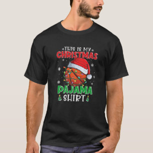 Das ist meine Weihnachts-Pajama-Basketball-Weihnac T-Shirt